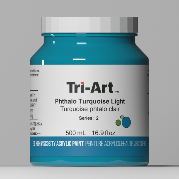 Tri-Art High Viscosity Phthalo Turquoise Light 500ml