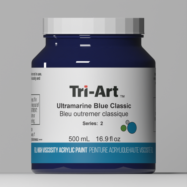 Tri-Art High Viscosity Ultramarine Blue Classic 500ml