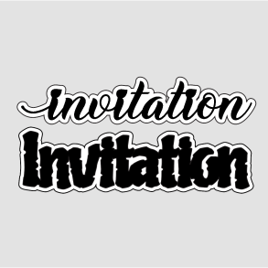 Die Invitation 2 str. Design5