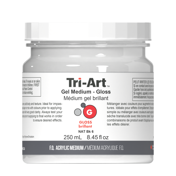 Gel Medium Gloss 250ml Tri-Art Mediums