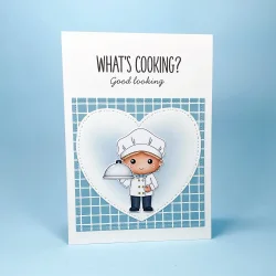 Akrylstempel Kok  what's cooking Three Scoops