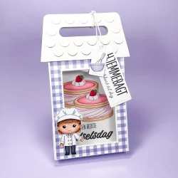 Akrylstempel Kok  hjemmebagt Three Scoops