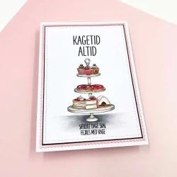 Akrylstempel Kagetid altid Three Scoops