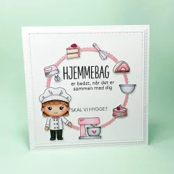 Akrylstempel Kagetid altid Three Scoops