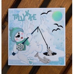 Embossingfolder Ice landscape A6 BLE1015 BY LENE D25