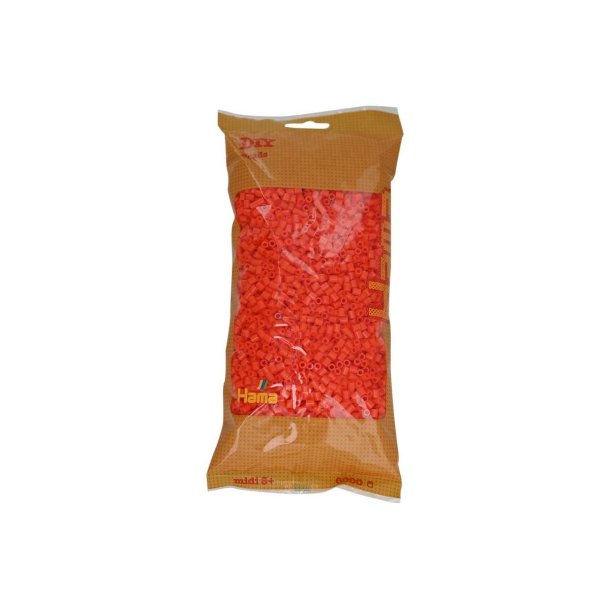 Hama MIDI perler nr. 04 orange 6000stk