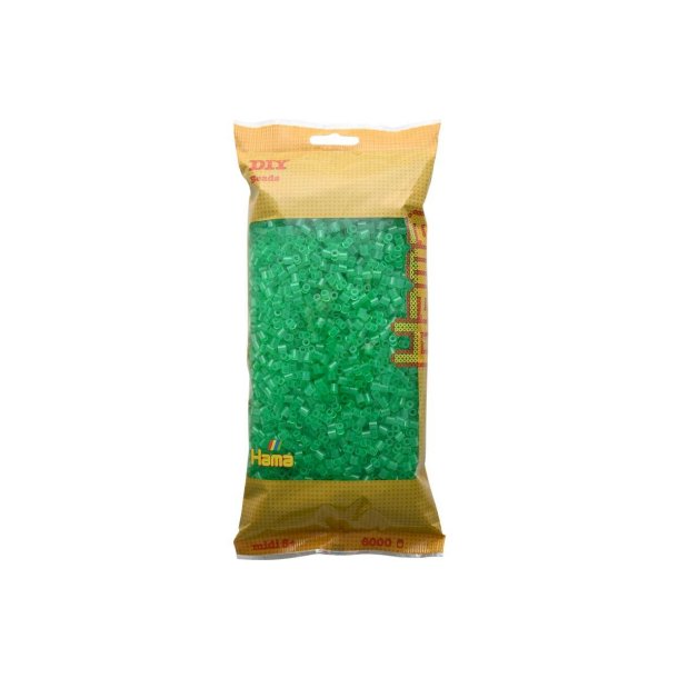Hama MIDI perler nr. 16 trans gr�n 6000stk 