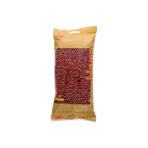 Hama MIDI perler nr. 20 mellem brun 6000stk