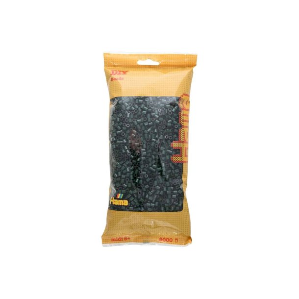 Hama MIDI perler nr. 28 m�rke gr�n 6000stk 