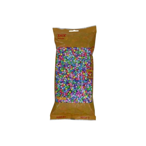 Hama MIDI perler Nr. 50 pastel mix 6000stk