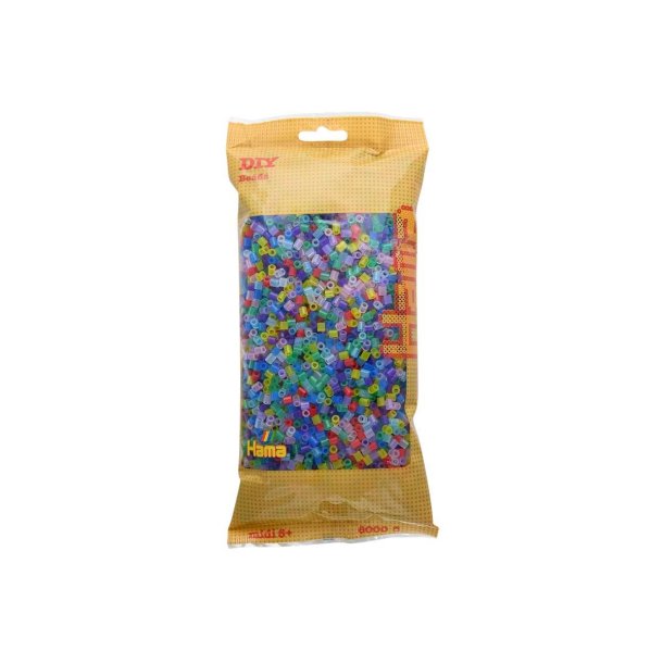 Hama MIDI perler Nr. 53 trans mix 6000stk