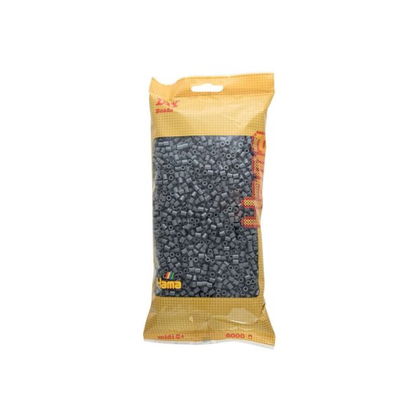 Hama MIDI perler Nr. 71 m�rk gr� 6000stk 