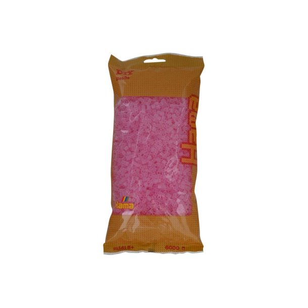 Hama MIDI perler Nr. 72 trans pink 6000stk 