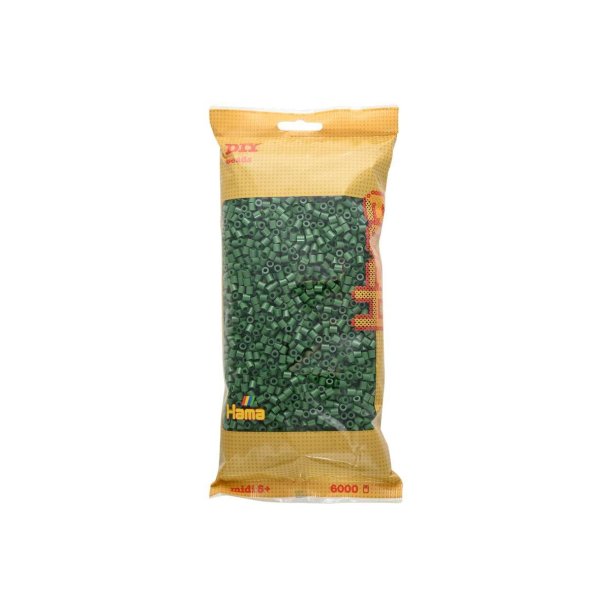 Hama MIDI perler nr. 102 Skovgr�n 6000stk 