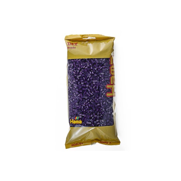 Hama MIDI perler nr. 108 aubergine 6000stk