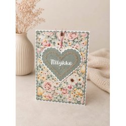 Die A6 rektangle m. streg inkl. 2 banner Luna Hobby