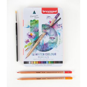 Farveblyanter vand 12stk Bruynzeel Expression