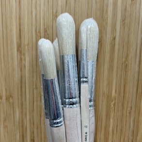 Akryl & olie pensel Rund - Svineb�rste - Lineo 