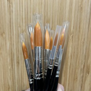 Akvarel pensel Rund syntetisk - Lineo 