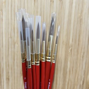 Syntetisk Kolinsky akvarel pensel  - Lineo 