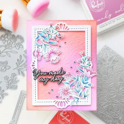 Fancy Rectangle Frame die - Pinkfresh Studio