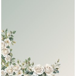 Designpapir Bryllup Klippeark - 30,5 x 30,5 cm - Luna Hobby