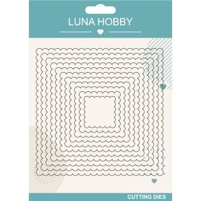 Die Scallop Square Luna Hobby