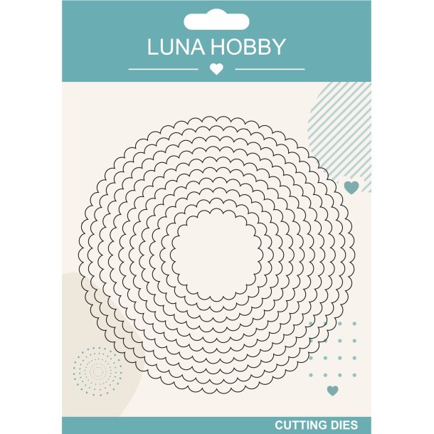 Die Scallop Circle Luna Hobby