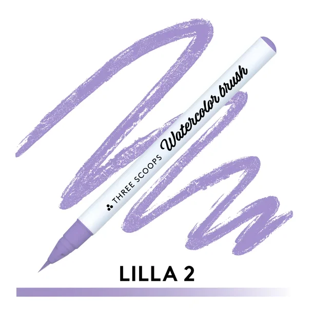 Watercolor brush - Lilla 2