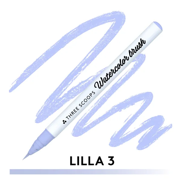 Watercolor brush - Lilla 3