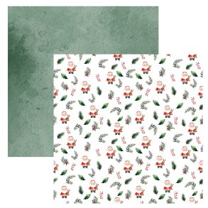 Designpapir Nissemnd - 30,5 x 30,5 cm. - Luna hobby