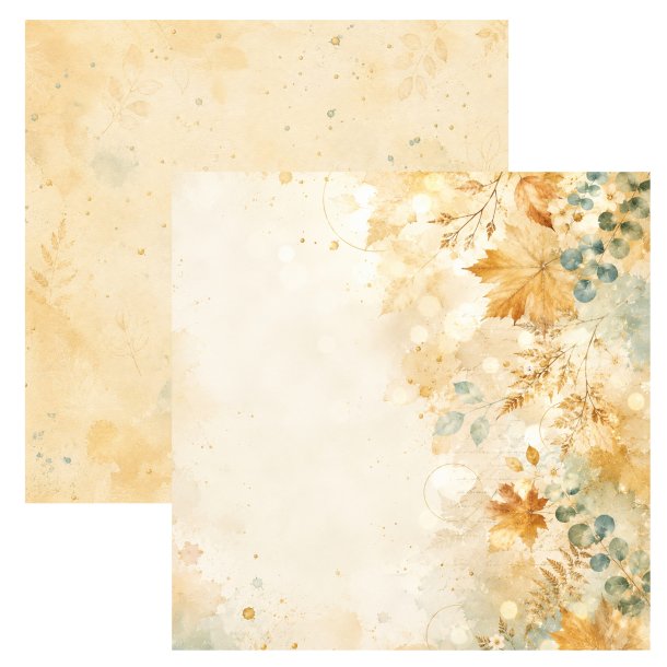 Designpapir Skovgl�d 30,5 x 30,5 cm - Luna Hobby