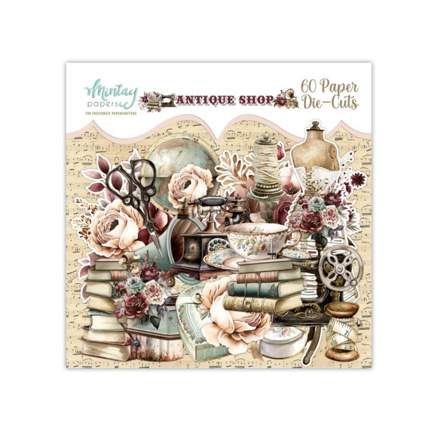 Mintay paper die-cuts Antique Shop 60stk