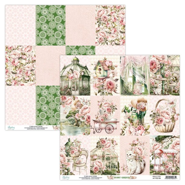 Mintay papir Peony Garden 06 12x12"