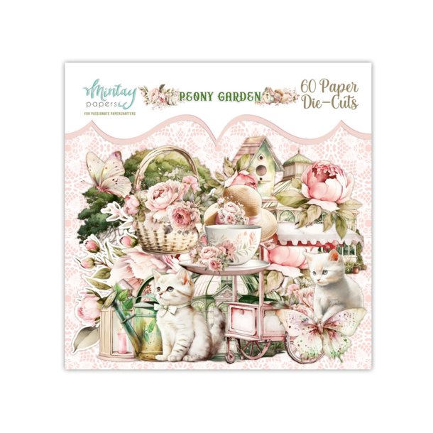 Mintay paper die-cuts Peony Garden 60stk