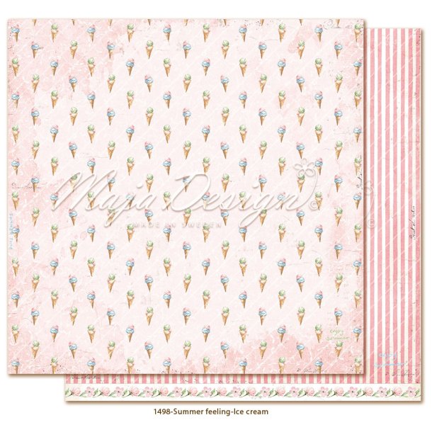 Maja Design Summer Feeling Ice cream 12x12"