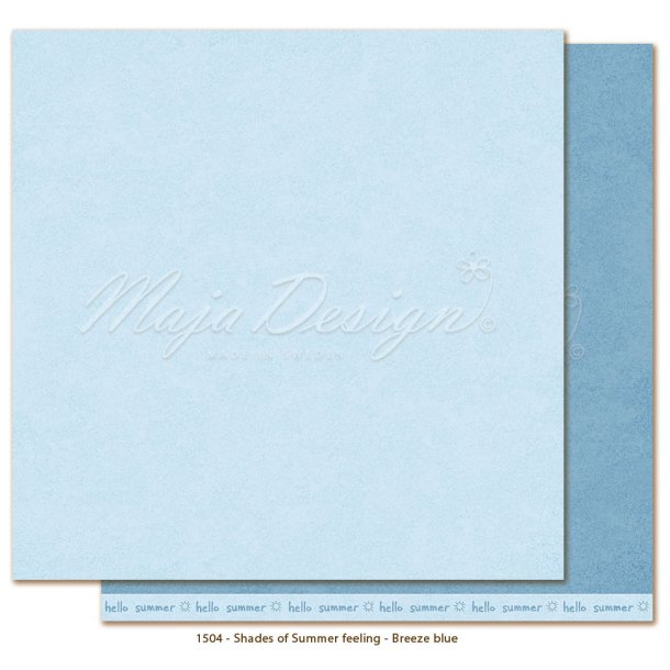 Maja Monochromes Summer Feeling - Breeze blue 12x12"