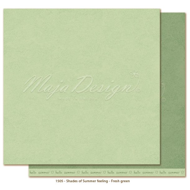Maja Monochromes Summer Feeling - Fresh green 12x12"