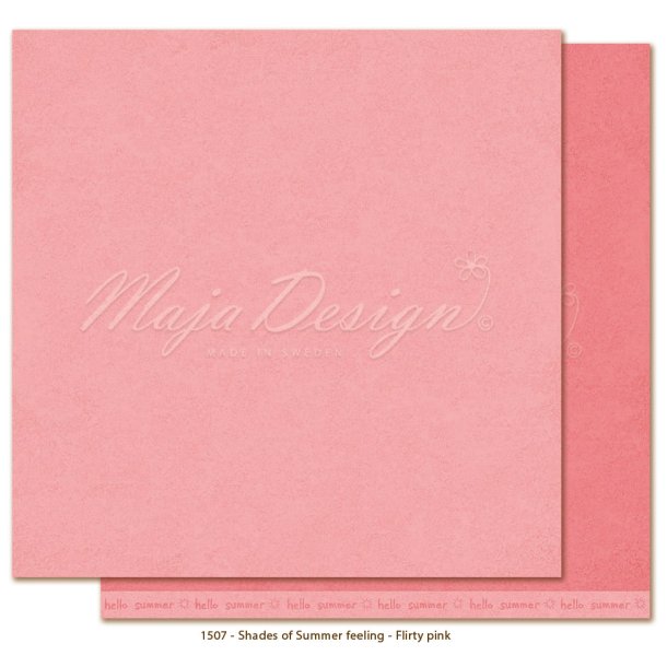 Maja Monochromes Summer Feeling - Flirty pink 12x12"