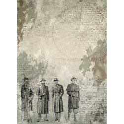 Papirblok A6 Maskulin - Luna Hobby