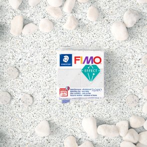 FIMO Effect Hvid Granit 57 g.
