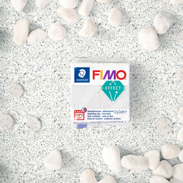 FIMO Effect Hvid Granit 57 g.