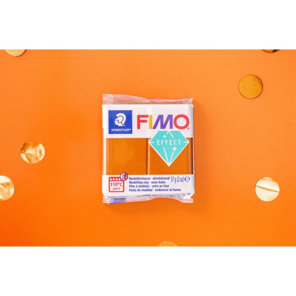 FIMO Effect Orange Metal 57 g.