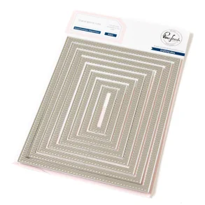 Nested Rectangles Diagonal Stitch die - Pinkfresh Studio