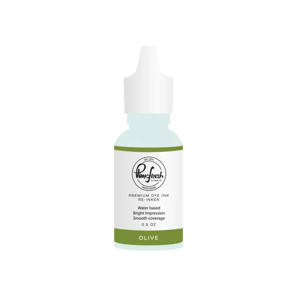 Olive Re-Inker ca. 15 ml. - Pinkfresh Studio