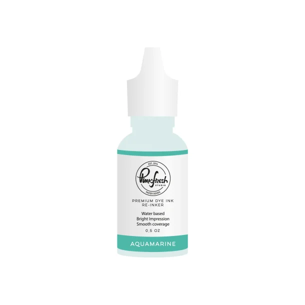 Aquamarine Re-Inker ca. 15 ml. - Pinkfresh Studio