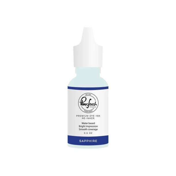 Sapphire Re-Inker ca. 15 ml. - Pinkfresh Studio