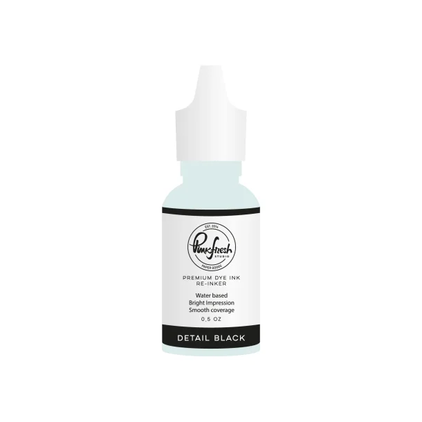 Detail Black Re-Inker ca. 15 ml. - Pinkfresh Studio