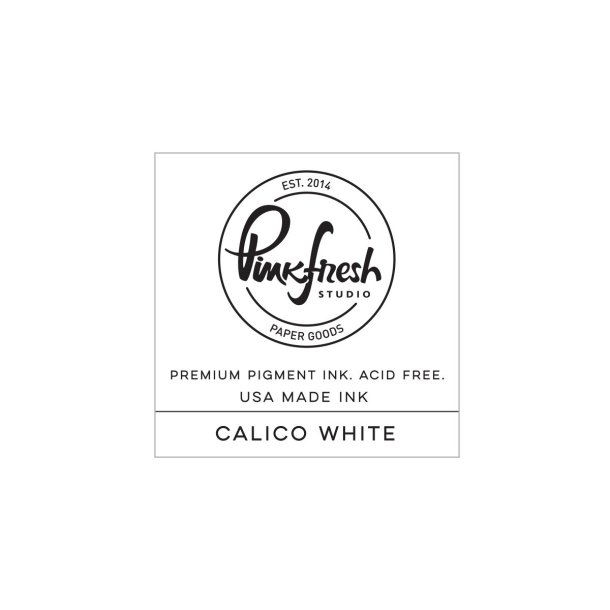 Premium Pigment ink Pad : Calico White mini ink