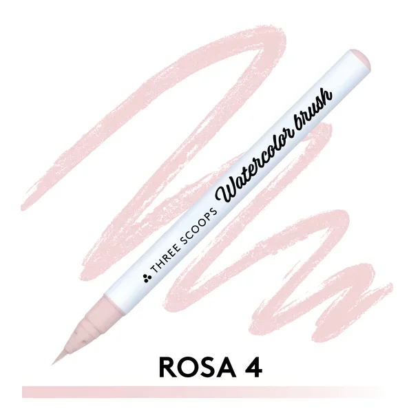 Watercolor brush - Rosa 4